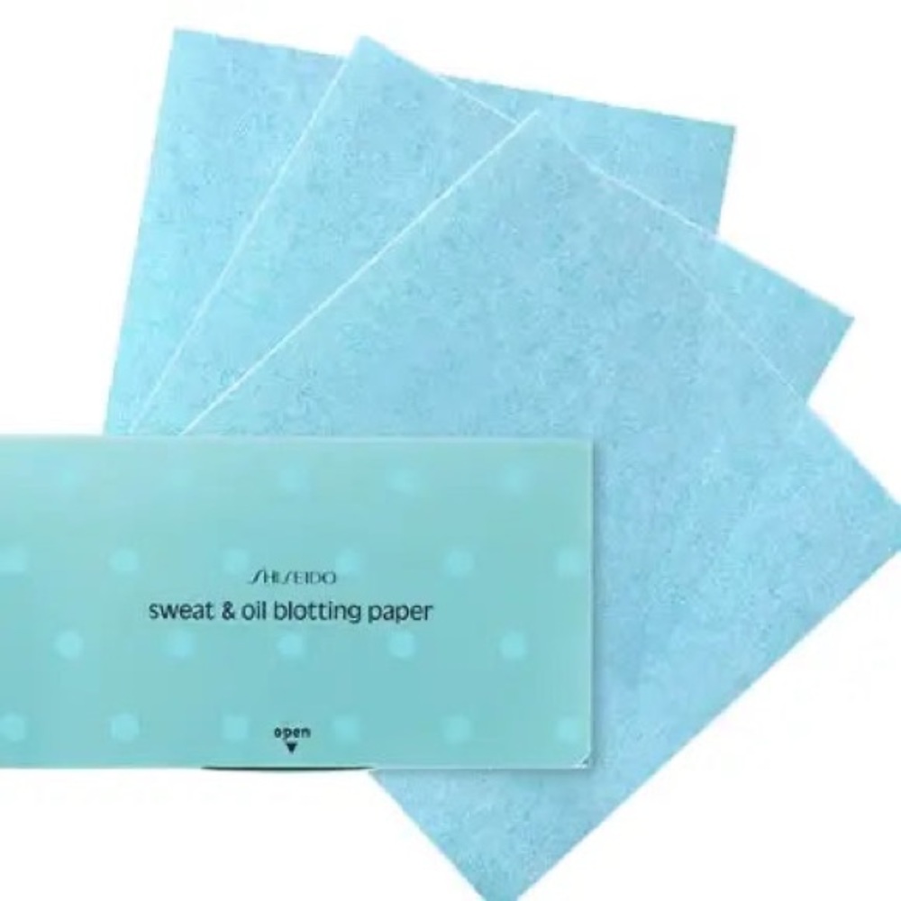 x2 Shiseido Sweat & Oil Blotting Tissue Paper